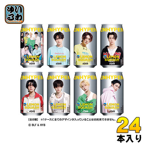 〔11月11日発売〕 ダイドー ミスティオ ENHYPEN (エンハイプン) レモンスカッシュ 350ml 缶 24本入 炭酸飲料 全8種類 限定販売