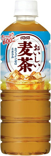 ダイドー おいしい麦茶 600ml ペットボトル 24本入 お茶 カフェインゼロ ノンカフェイン 送料無料