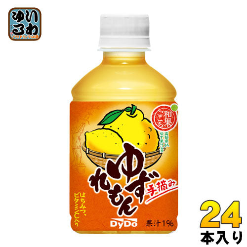 ダイドー 和果ごこち ゆずれもん 280ml ペットボトル 24本入