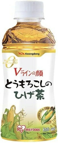 アイリスオーヤマ とうもろこしのひげ茶 340ml ペットボトル 20本入 茶飲料 お茶 ゼロカロリー ゼロシュガー ゼロカフェイン 〔お茶〕