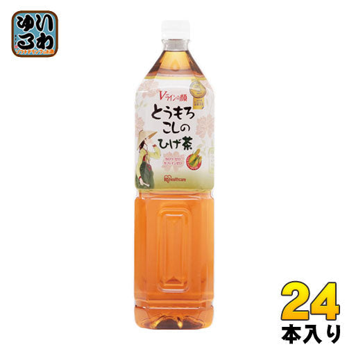 アイリスオーヤマ とうもろこしのひげ茶 1.5L ペットボトル 24本 (12本入×2 まとめ買い) 〔お茶〕