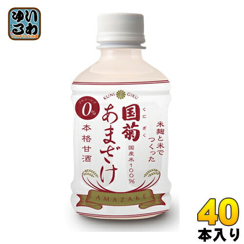 篠崎 国菊 あまざけ 300g ペットボトル 40本 (20本入×2 まとめ買い) 〔甘酒 あま酒 ペットボトル 小容量〕