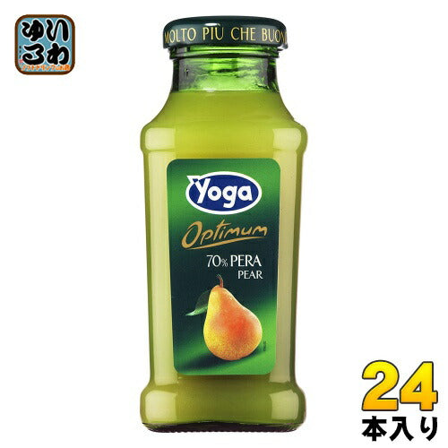ヨーガ スッコ・ディ・ペーラ （洋なし） 200ml 瓶 24本入 〔果汁飲料〕