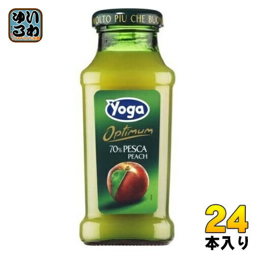 ヨーガ スッコ・ディ・ペスカ （ピーチ） 200ml 瓶 24本入 〔果汁飲料〕