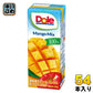 雪印メグミルク Doleマンゴーミックス100% 200ml 紙パック 54本 (18本入×3 まとめ買い)