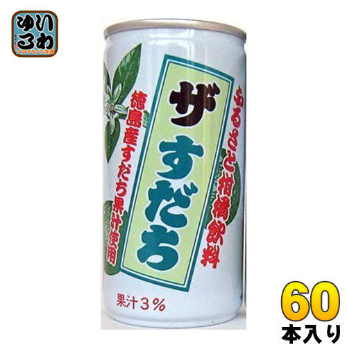 JA全農とくしま ザ・すだち 190g 缶 60本 (30本入×2 まとめ買い)