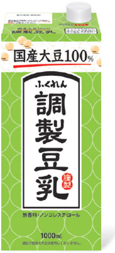 ふくれん 国産大豆100％ 調製豆乳 1000ml 紙パック 6本入 豆乳 大容量 無香料 ノンコレステロール