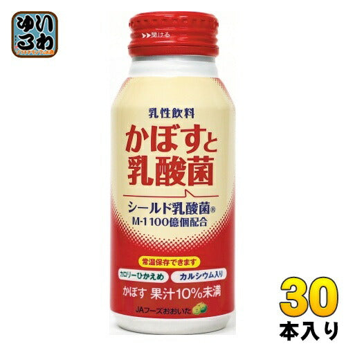 JAフーズおおいた かぼすと乳酸菌 190g ボトル缶 30本入 乳性飲料 シールド乳酸菌 M-1 100億個 カロリーオフ 〔乳性飲料〕