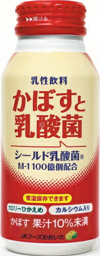 JAフーズおおいた かぼすと乳酸菌 190g ボトル缶 30本入 乳性飲料 シールド乳酸菌 M-1 100億個 カロリーオフ 〔乳性飲料〕