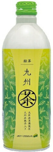 JAフーズおおいた 九州茶 490ml ボトル缶 48本 (24本入×2 まとめ買い) 〔緑茶〕