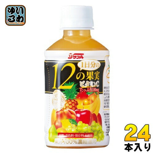 サンA 1日分の12の果実 240ml ペットボトル 24本入 果汁飲料