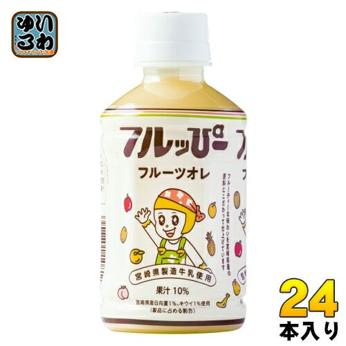 サンA フルっぴー フルーツオレ 240ml ペットボトル 24本入 乳飲料 フルーツブレンド