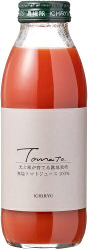 いち粒 食塩無添加とまとジュース 350ml 瓶 24本 (12本入×2 まとめ買い) 野菜ジュース