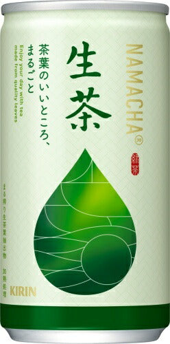 キリン 生茶 185g 缶 40本 (20本入×2 まとめ買い) 緑茶 お茶