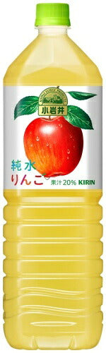 キリン 小岩井 純水りんご 1.5L ペットボトル 16本 (8本入×2 まとめ買い) 果汁飲料 林檎