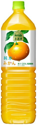 キリン 小岩井 純水みかん 1.5L ペットボトル 16本 (8本入×2 まとめ買い) 果汁飲料 ミカン