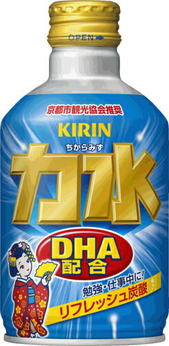 キリン 力水 京都デザインラベル 300ml ボトル缶 24本入 〔炭酸飲料〕
