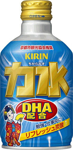 キリン 力水 京都デザインラベル 300ml ボトル缶 24本入 〔炭酸飲料〕