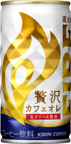 キリン FIREファイア 贅沢カフェオレ 185g 缶 30本入 〔コーヒー〕