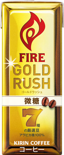 キリン FIREファイア ゴールドラッシュ 微糖 200ml 紙パック 24本入 〔コーヒー〕