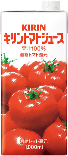 キリン トマトジュース 1000mlLLスリム紙パック 6本入 野菜ジュース 完熟トマト