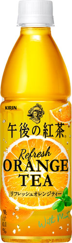 キリン 午後の紅茶 リフレッシュオレンジティー 430ml ペットボトル 24本入 紅茶 お茶 自動販売機専用 自販機投入可能 〔紅茶〕