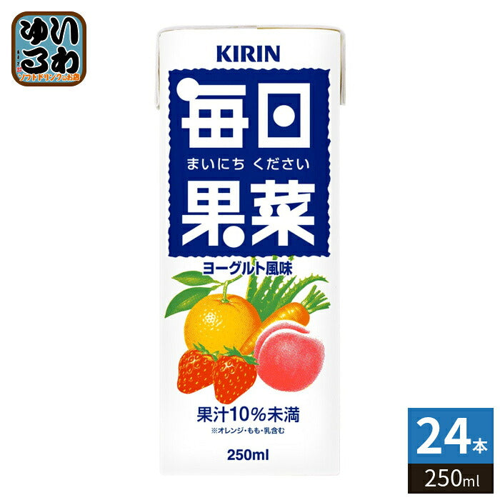 キリン 毎日果菜 250mlスリム紙パック 24本入 野菜ジュース 果汁飲料