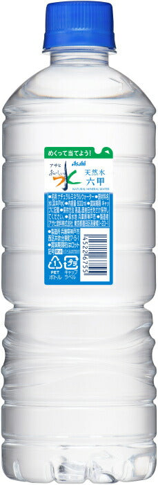 アサヒ おいしい水 天然水 シンプルecoラベル 600ml ペットボトル 48本 (24本入×2 まとめ買い) ミネラルウォーター 水 シンプルエコラベル 軟水
