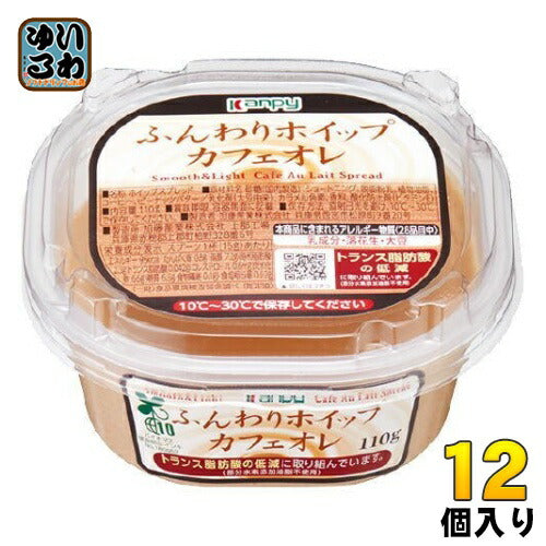 カンピー ふんわりホイップ カフェオレ 110g 12個 (6個入×2 まとめ買い)