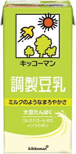 キッコーマン 調製豆乳 1L 紙パック 6本入 豆乳 調整 イソフラボン