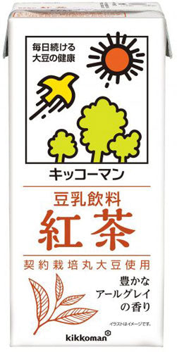 キッコーマン 豆乳飲料 紅茶 1L 紙パック 12本 (6本入×2 まとめ買い) イソフラボン