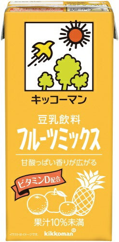 キッコーマン 豆乳飲料 フルーツミックス 1L 紙パック 6本入 イソフラボン
