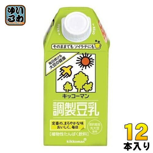 キッコーマン 調製豆乳 500ml 紙パック 12本入 豆乳 イソフラボン