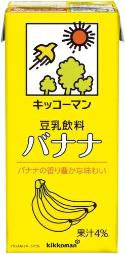 キッコーマン 豆乳飲料 バナナ 1L 紙パック 6本入 イソフラボン