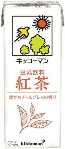 キッコーマン 豆乳飲料 紅茶 200ml 紙パック 36本 (18本入×2 まとめ買い) イソフラボン ダイズ
