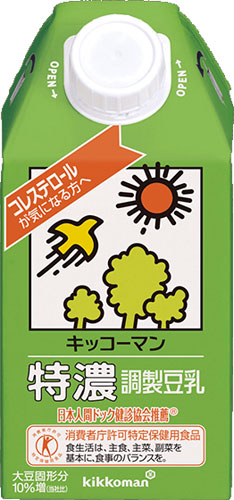 キッコーマン 特濃調製豆乳 500ml 紙パック 12本入 〔トクホ 特定保健用食品〕