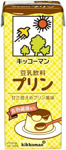 キッコーマン 豆乳飲料 プリン 200ml 紙パック 54本 (18本入×3 まとめ買い) イソフラボン ダイズ