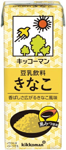 キッコーマン 豆乳飲料 きなこ 200ml 紙パック 72本 (18本入×4 まとめ買い) イソフラボン 黒みつ ダイズ
