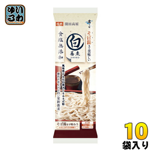 はくばく そば湯まで美味しい蕎麦 白 270g 10袋入 〔麺類〕
