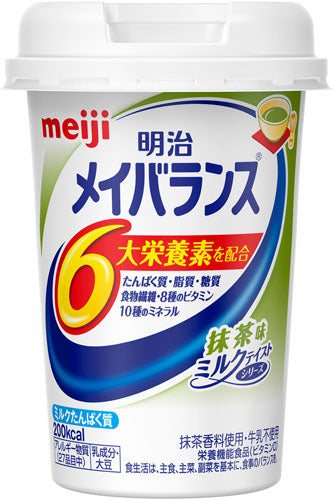 明治 メイバランスMini 抹茶味 125mlカップ 24本入 〔栄養ドリンク〕