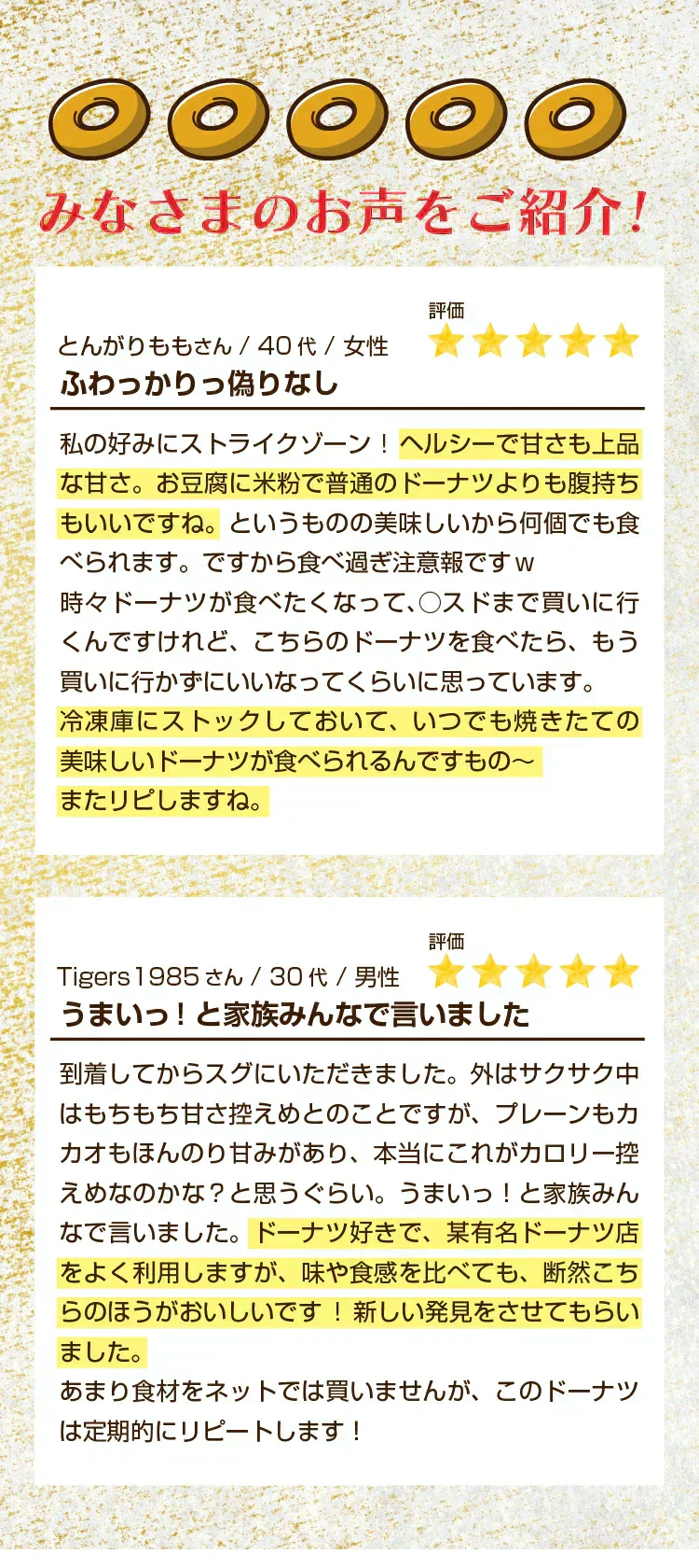 米粉と豆腐のもっちりドーナツ24個【プレーン】
