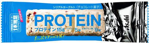 アサヒグループ食品 1本満足バー プロテインヨーグルト 72本入 〔栄養調整食品 スポーツ フィットネス たんぱく質 ビタミン アミノ酸〕