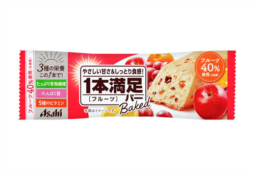 アサヒグループ食品 1本満足バー ベイクドフルーツ 72本入