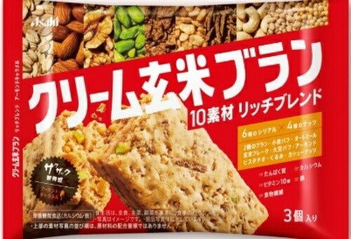 アサヒグループ食品 クリーム玄米ブラン リッチブレンド アーモンドキャラメル 48個入