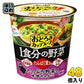 アサヒグループ食品 おどろき野菜 1食分の野菜たっぷり野菜の味噌ちゃんこ カップ 48個 (6個入×8 まとめ買い) インスタント