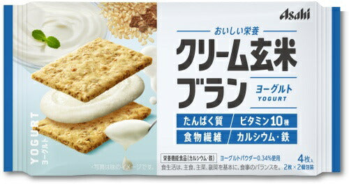 アサヒグループ食品 クリーム玄米ブラン ヨーグルト 48個入 栄養機能食品 カルシウム 鉄