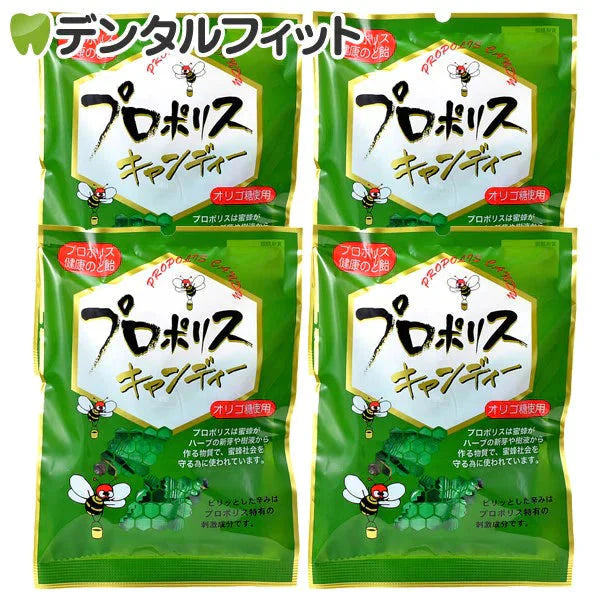 森川健康堂 プロポリスキャンディ 4袋(100g/袋)【メール便送料無料】