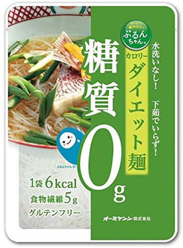 オーミケンシ ぷるんちゃん カロリーダイエット麺 100g 50個入 糖質ゼロ 麺 食物繊維