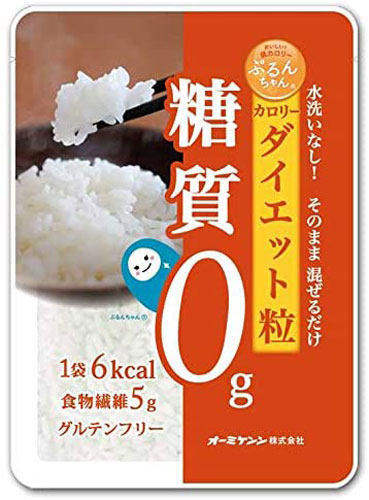 オーミケンシ ぷるんちゃん カロリーダイエット粒 100g 50個入 糖質ゼロ 粒 食物繊維