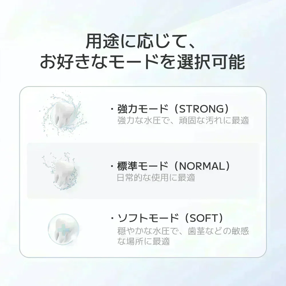 ウォーターフロス 口腔洗浄器（コードレス）